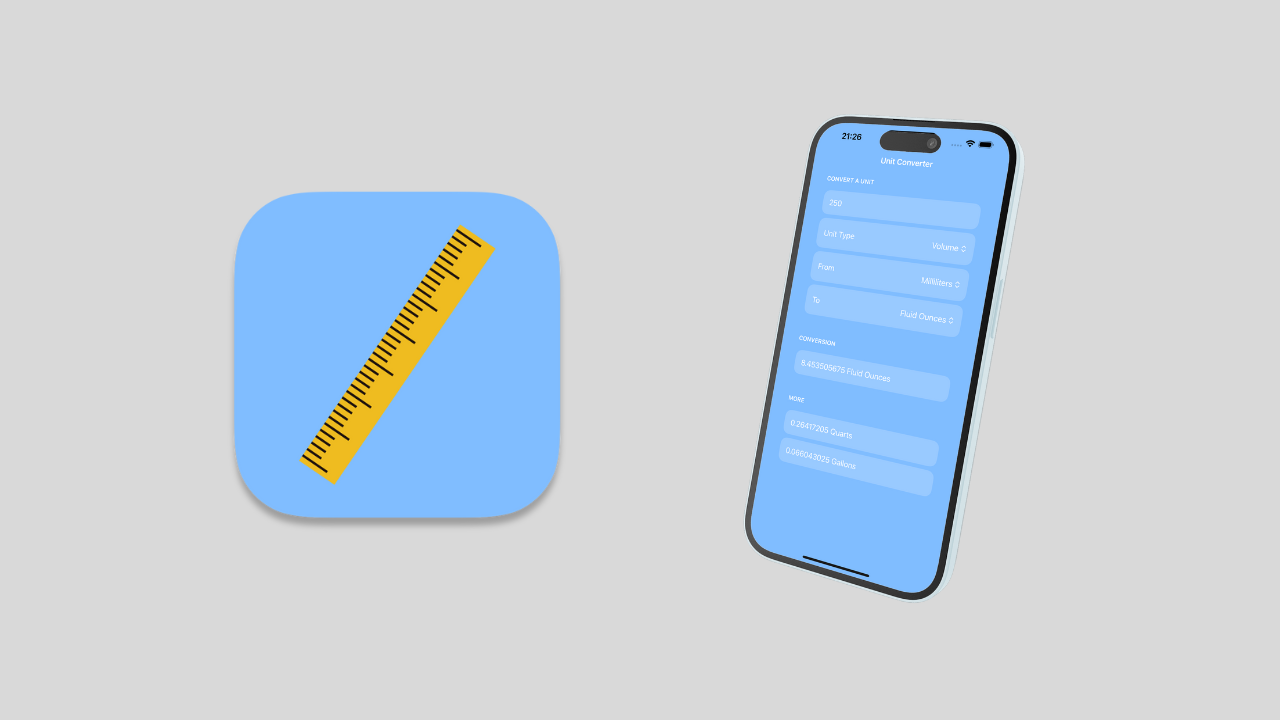 Screenshot of a project